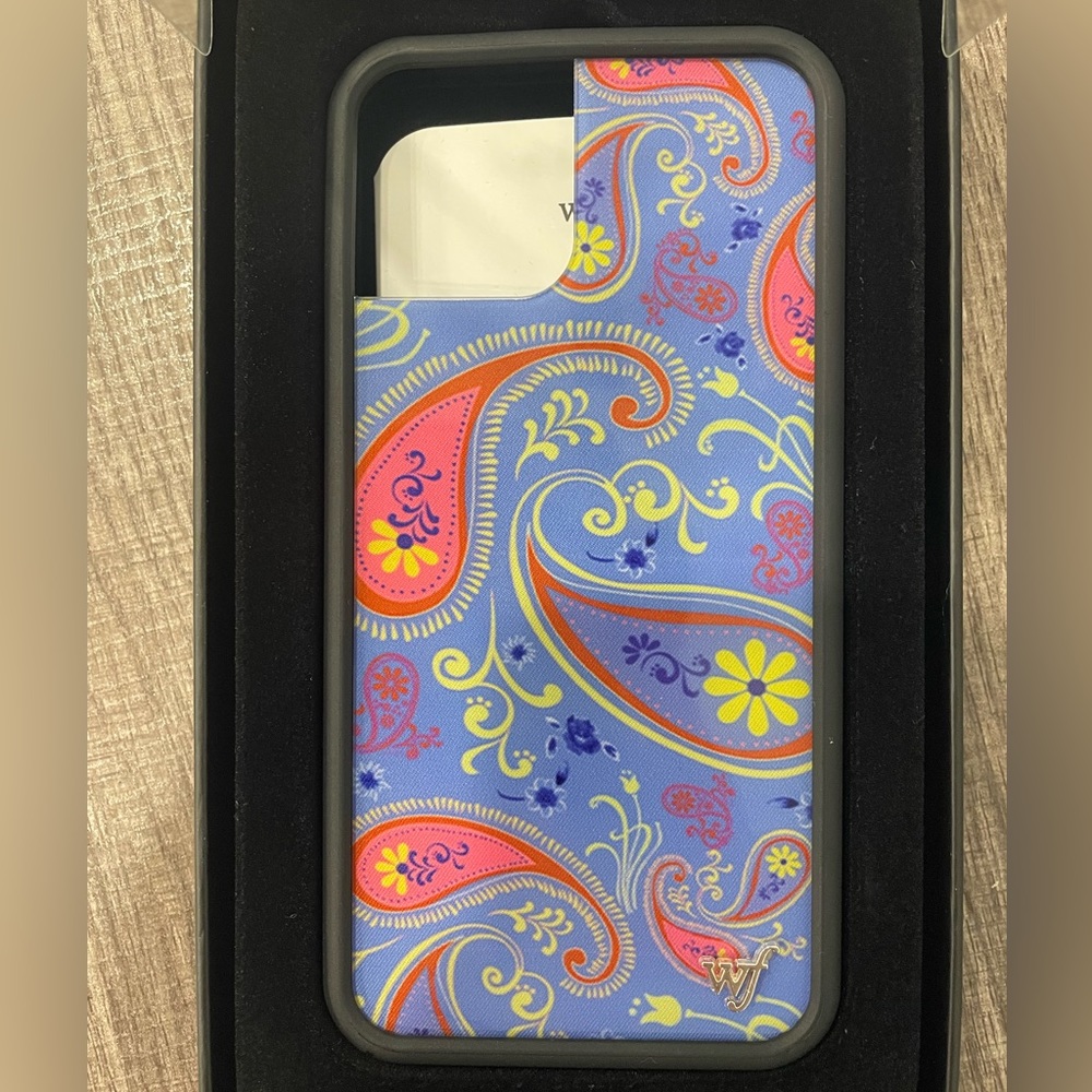 iPhone 12/12pro Sweet Pea Paisley Wildflower case